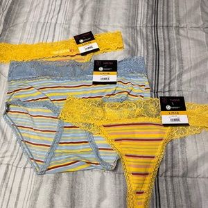 NWT thongs and bikini